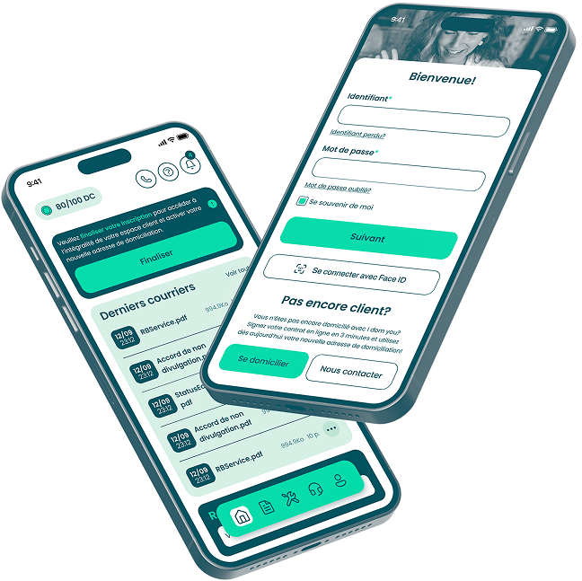 App mobile IDOMYOU — gestion du courrier numérisé